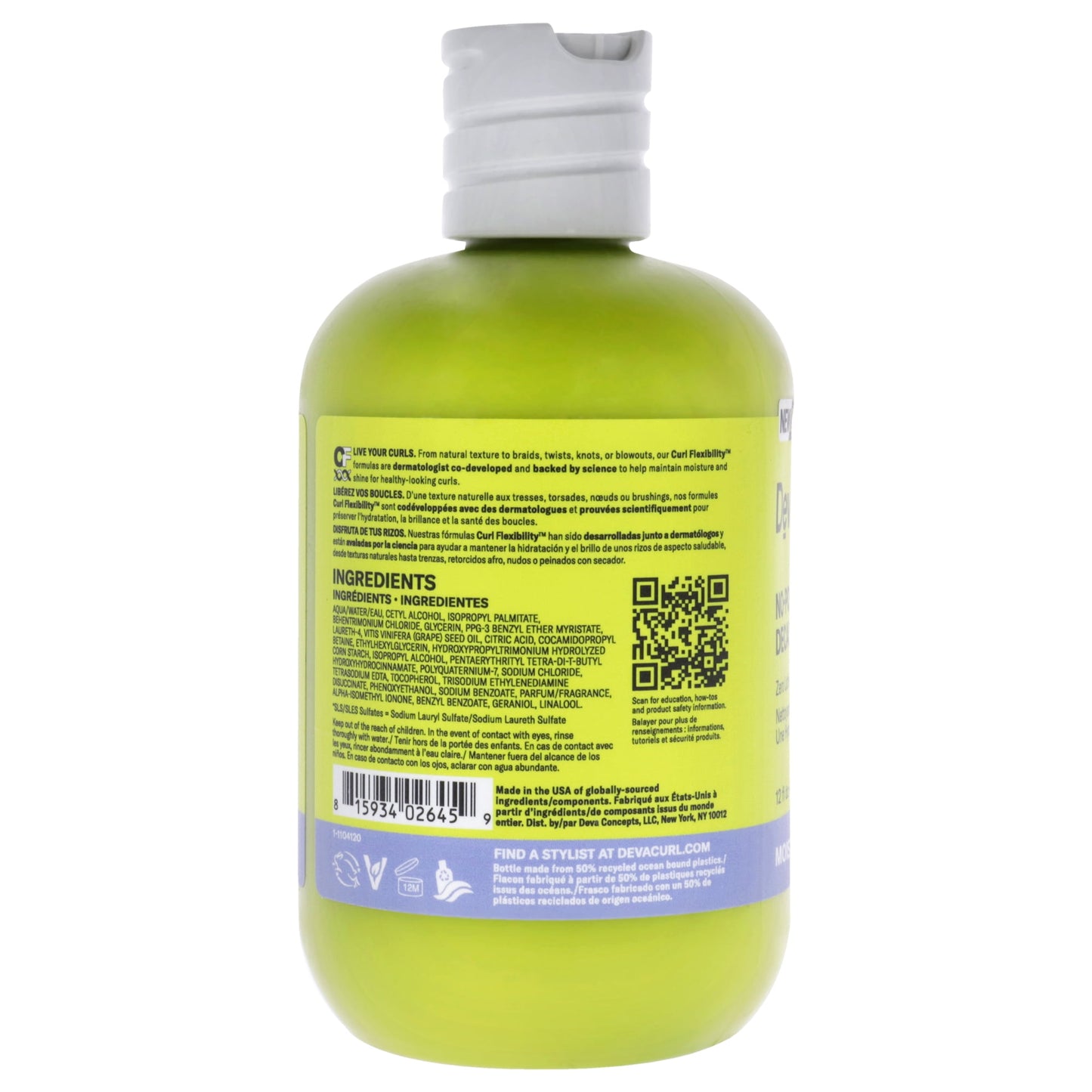 DevaCurl No-Poo Decadence Shampoo Hair Care, 12 oz