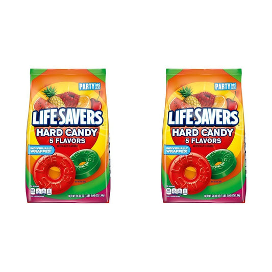 LifeSavers Hard Candy, Original Five Flavors, 50 Oz Bag (Pack of 2)