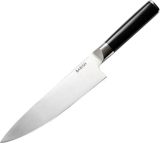 Babish High-Carbon 1.4116 German Steel Cutlery, 8" Chef Kitchen Knife,
