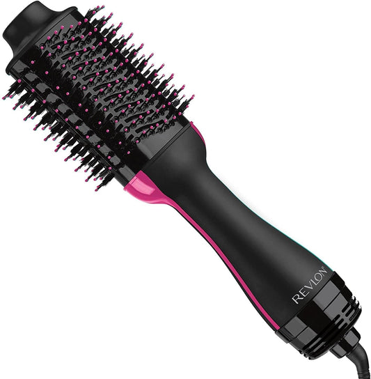 REVLON One-Step Hair Dryer And Volumizer Hot Air Brush, Black, Packaging May Vary, Black Volumizer, 1 Count