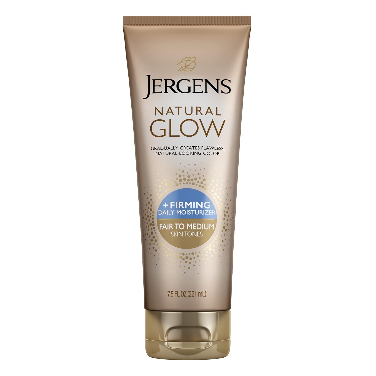 Jergens Natural Glow +FIRMING Self Tanner, Sunless Tanning Lotion for Fair to Medium Skin Tone, Anti Cellulite Firming Body Lotion for Natural-Looking Tan,...
