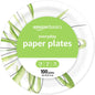Amazon Basics Everyday Paper Plates, 8 5/8 Inch, Disposable, 100 Count 
