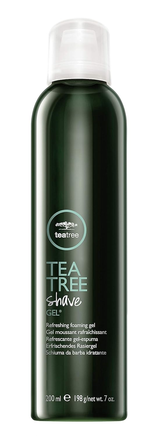 Tea Tree Shave Gel, Refreshing Foaming Gel, For All Skin Types, 7 oz.