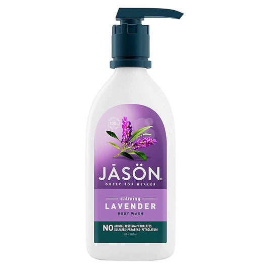 JASON Lavender Calming Body Wash, For a Gentle Feeling Clean, 30 Fluid Ounces