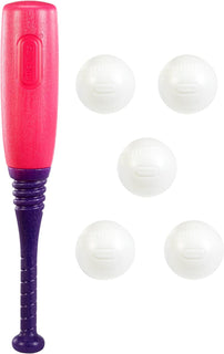 Little Tikes T-Ball Set, Pink, 5 Balls, for Toddlers Ages 18+ Months