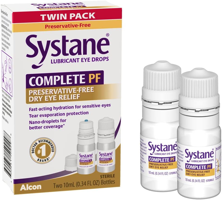 Biotrue Contact Lens Solution, Multi-Purpose Solution for Soft Contact Lenses, Lens Case Included, 10 FL OZ (Pack of 2) 
