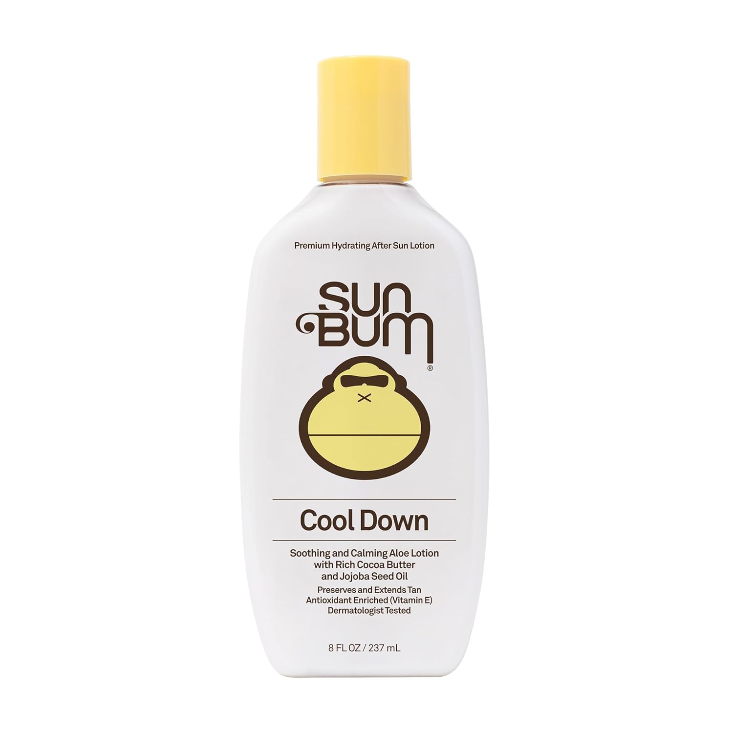 Sun Bum Cool Down Aloe Vera Lotion - Vegan After Sun Care with Cocoa Butter to Soothe and Hydrate Sunburn- 8 oz