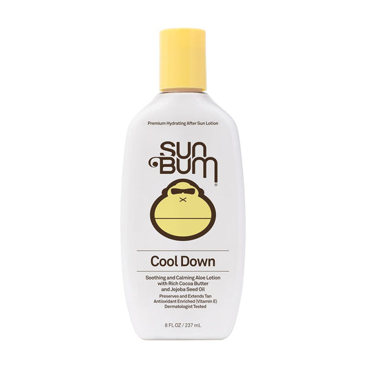 Sun Bum Cool Down Aloe Vera Lotion - Vegan After Sun Care with Cocoa Butter to Soothe and Hydrate Sunburn- 8 oz