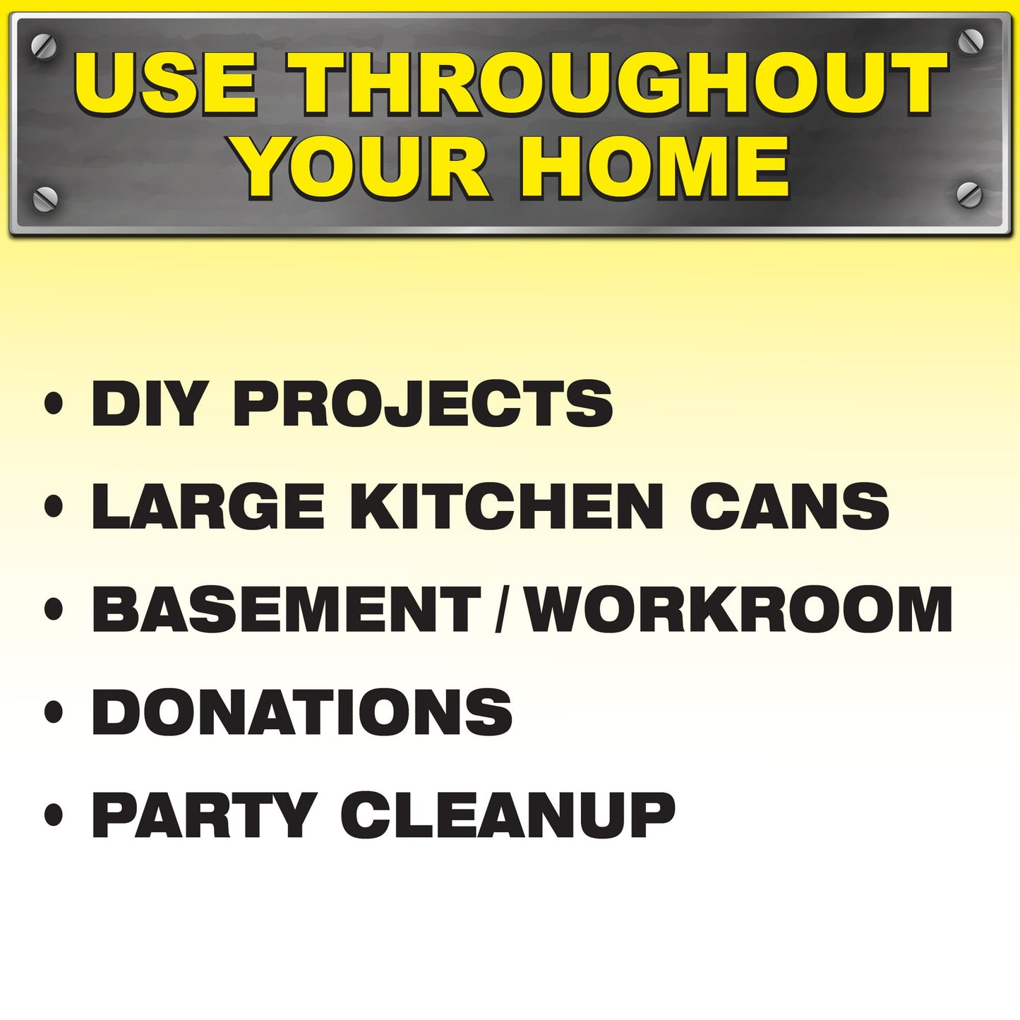 (2 pack) Brute Super Tuff¨ Compactor Trash Bags, 20 Gallon, 20 Bags (Twist Tie)