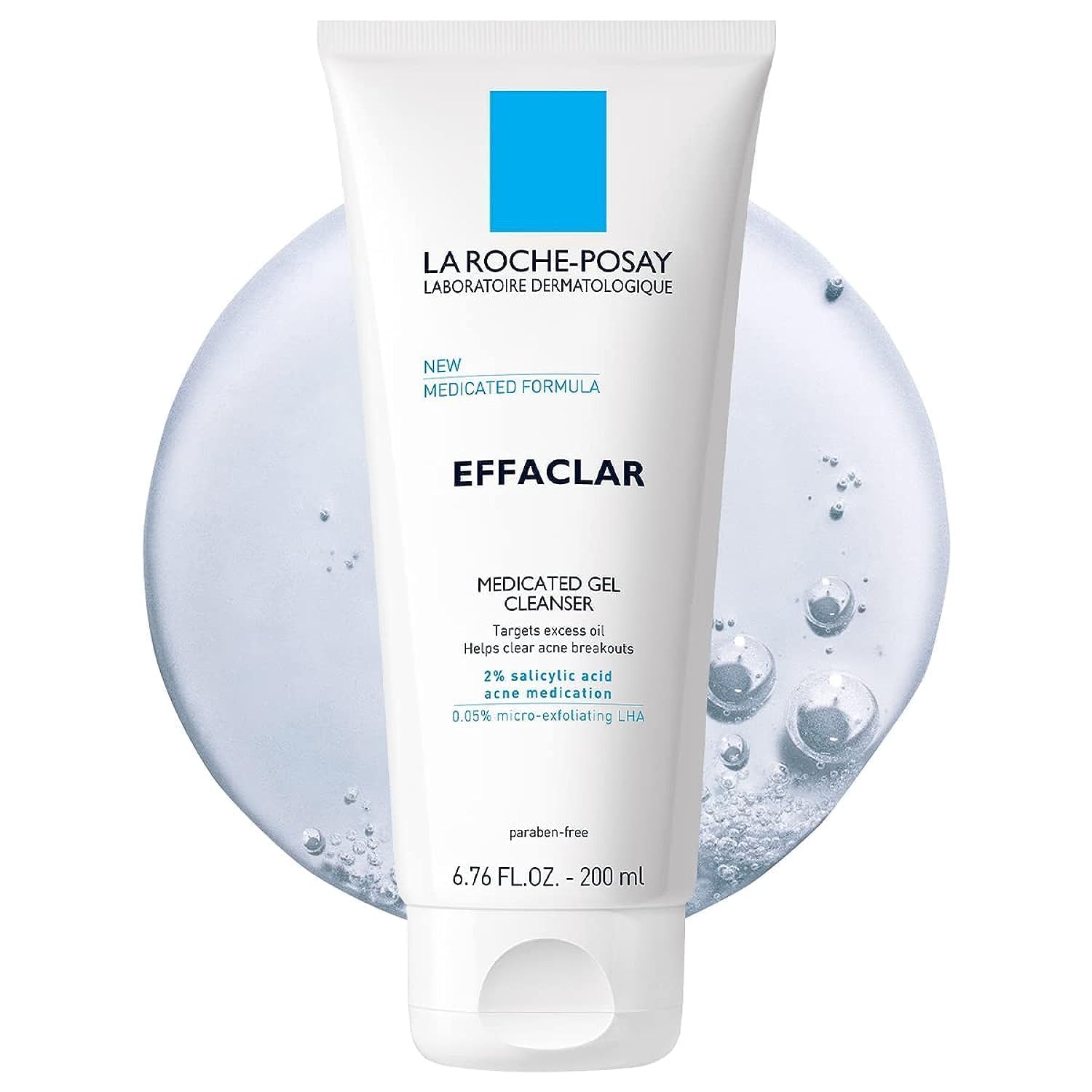 LA ROCHE POSAY Effaclargeltubefacesalicylic Acidacne Treatmentmedicated Gel Cleanser