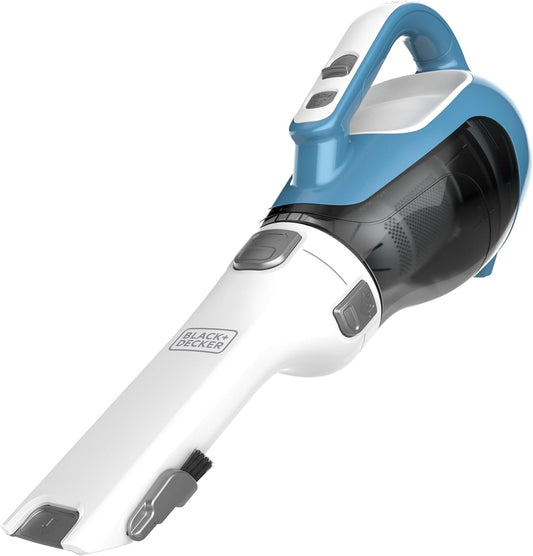 BLACK+DECKER dustbuster AdvancedClean Cordless Handheld Vacuum, Compact Home and Car Vacuum with Crevice Tool (CHV1410L)