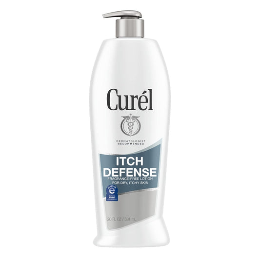 Curel Itch Defense Calming Body Lotion, Moisturizer for Dry, Itchy Skin, Body and Hand Lotion, with Advanced Ceramide Complex, Pro-Vitamin B5, Shea Butter,...