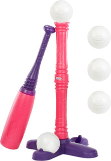 Little Tikes T-Ball Set, Pink, 5 Balls, for Toddlers Ages 18+ Months