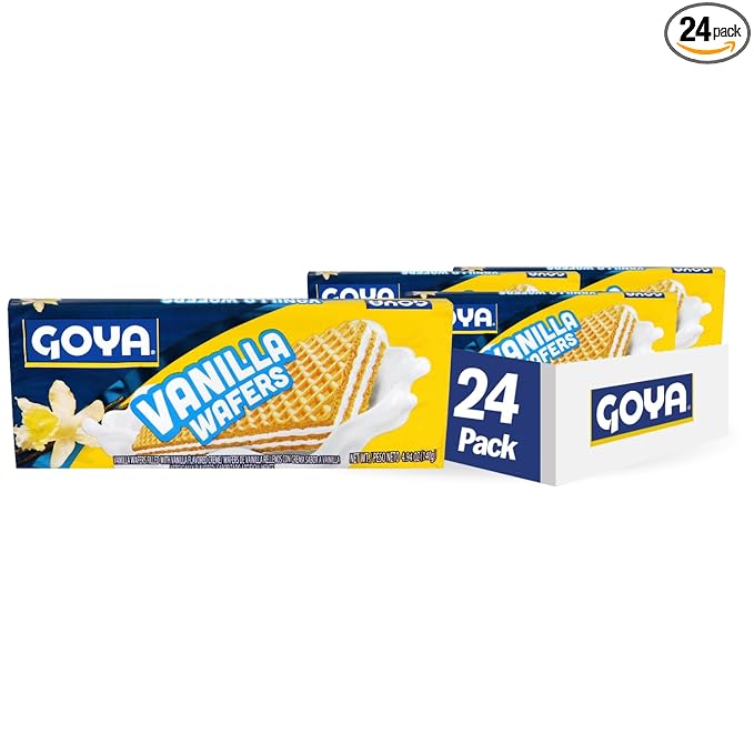 Goya Foods Vanilla Wafers, 4.94 Ounce (Pack of 24)