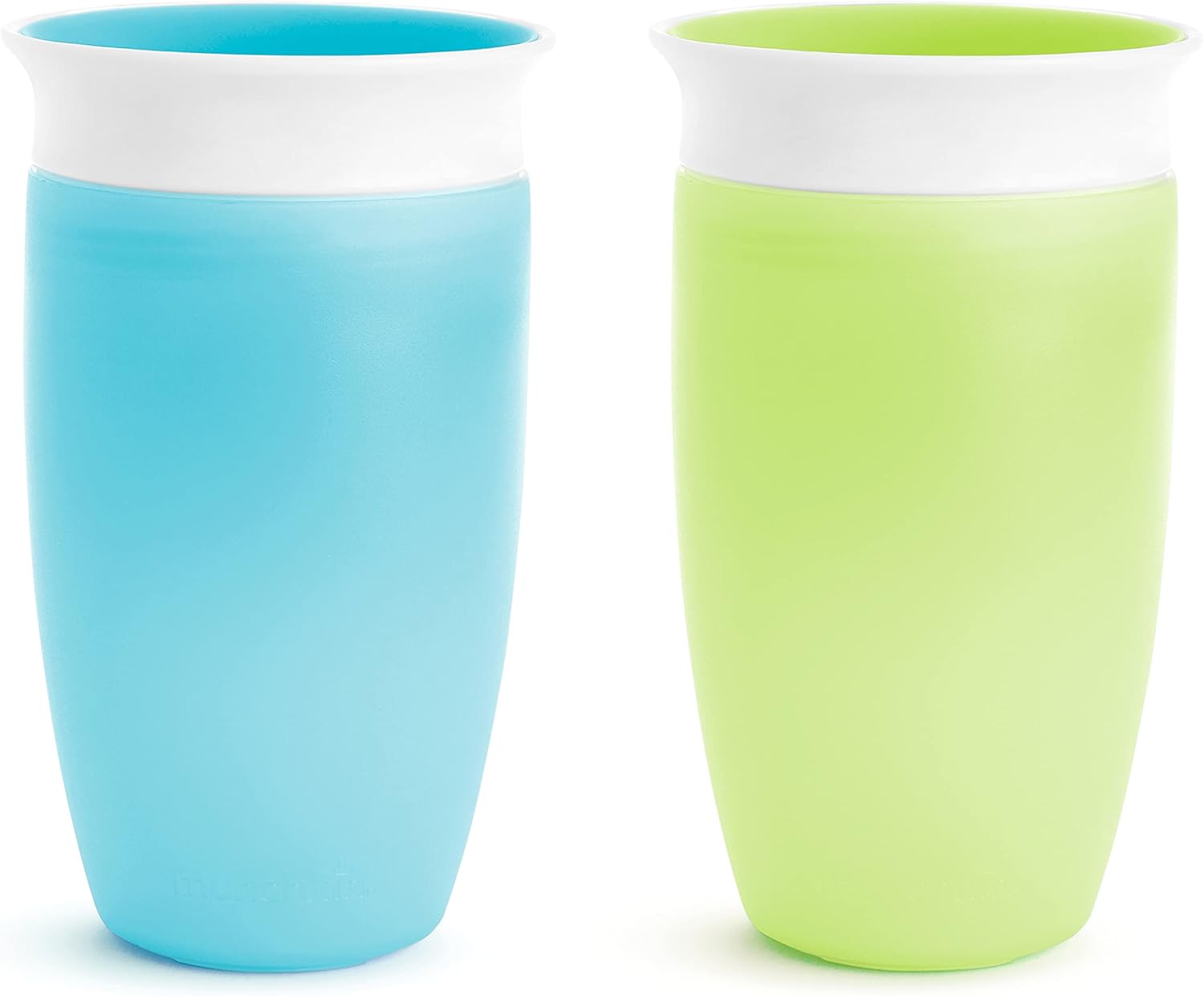 Munchkin® Miracle® 360 Toddler Sippy Cup, Spill Proof, 10 Ounce, 2 Pack, Green/Blue