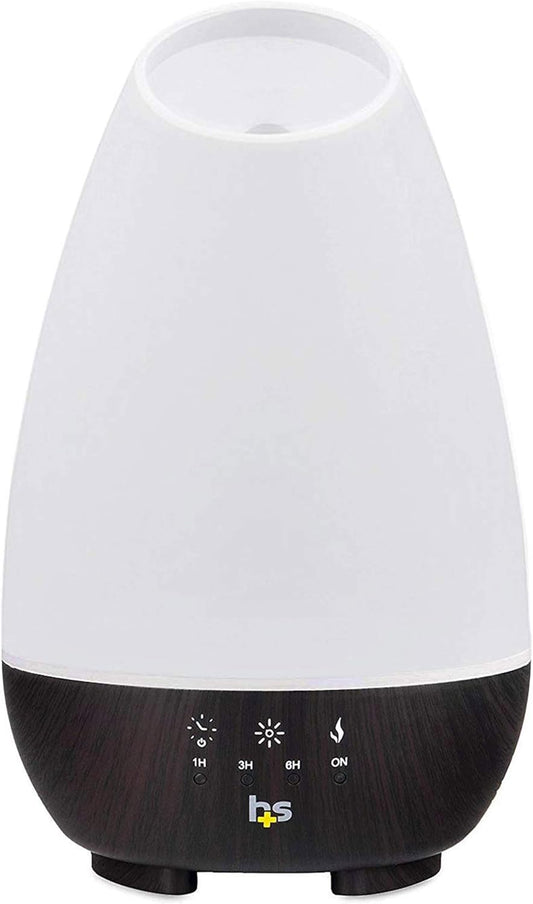 HealthSmart Essential Oil Diffuser, Cool Mist Humidifier and Aromatherapy Diffuser, FSA HSA Eligible with 500ML Tank for Large Rooms, Adjustable Timer, Mist...