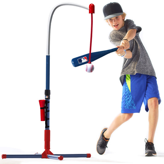 Franklin Sports Grow-with-Me Baseball Tee + Stand Set for Youth + Toddlers - 18" to 36" Adjustments