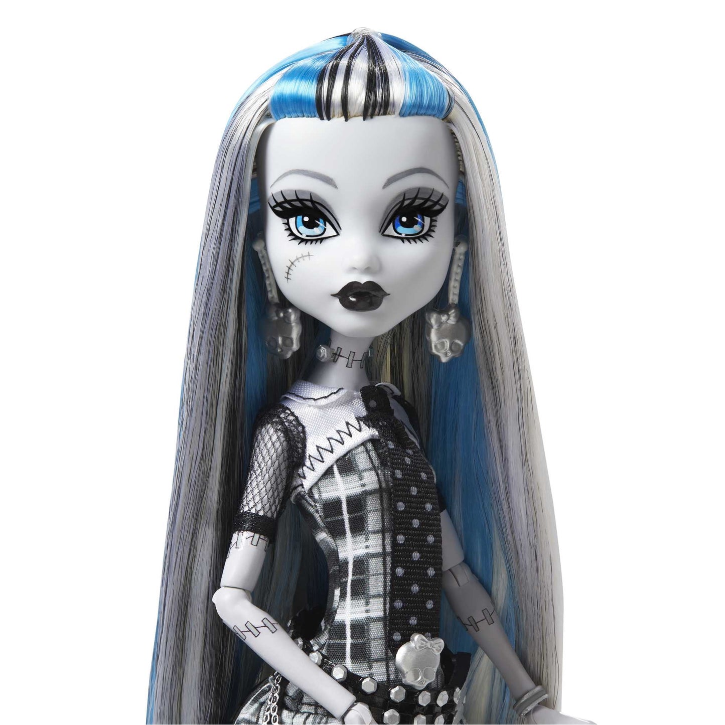 Monster High Doll with Posters, Frankie Stein in Black and White