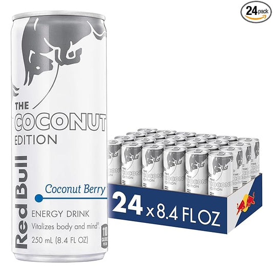 Red Bull Coconut Edition Coconut Berry Energy Drink, 8.4 Fl Oz, 24 Cans