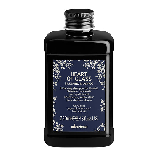 Davines Heart of Glass Silkening Shampoo for Blonde Care, Nourishing Protection for Natural Or Cosmetically Treated Hair