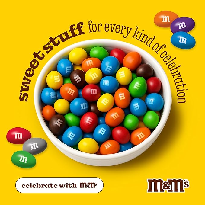 M&MÕS WORLD Peanut Light Blue Chocolate Candy-2lbs of Bulk Candy in Resealable Pack for Candy Buffet,Birthday Parties,Theme Meetings,Candy Bar,Sweet Stuff for DIY Party Favors or Edible Decoration