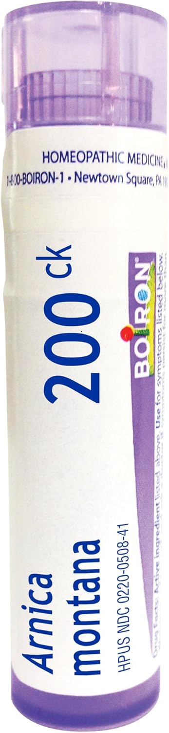 Boiron Arnica montana 200CK Homeopathic Medicine for Pain Relief, White, 80 Count
