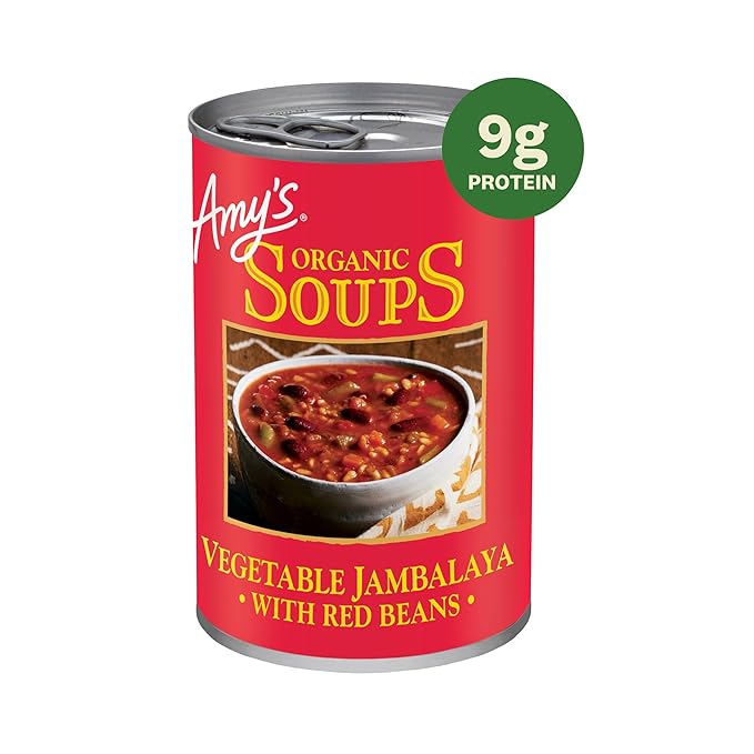 Amy's Soup, Organic Vegetable Jambalaya, 14.2 Oz, Pack of 12