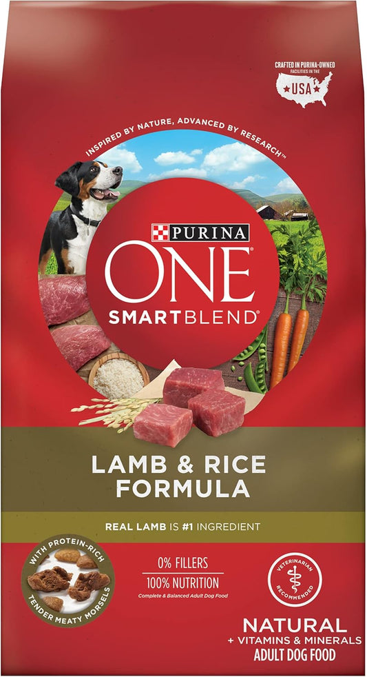 Purina ONE Dry Dog Food Lamb and Rice Formula - 31.1 lb. Bag