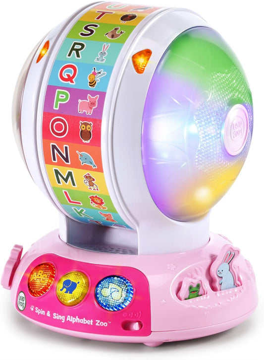 LeapFrog Spin and Sing Alphabet Zoo Amazon Exclusive, Pink
