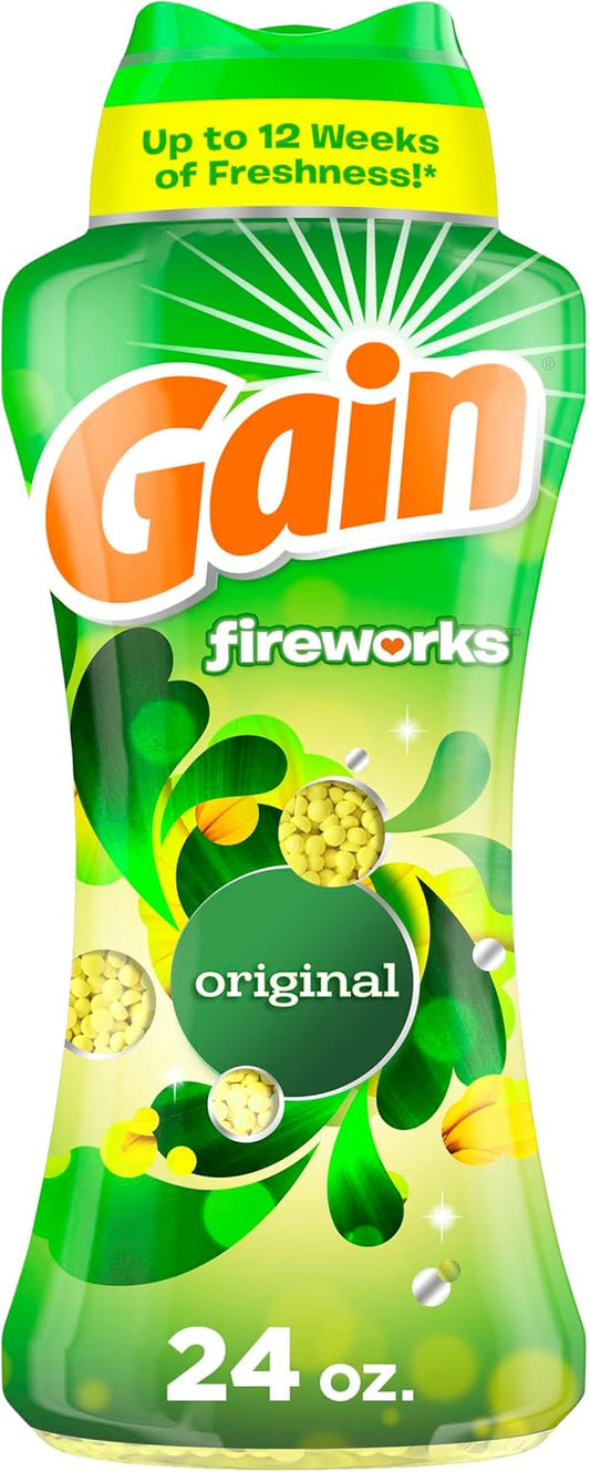 Gain Fireworks In-Wash Scent Booster Beads, Original, 24 oz