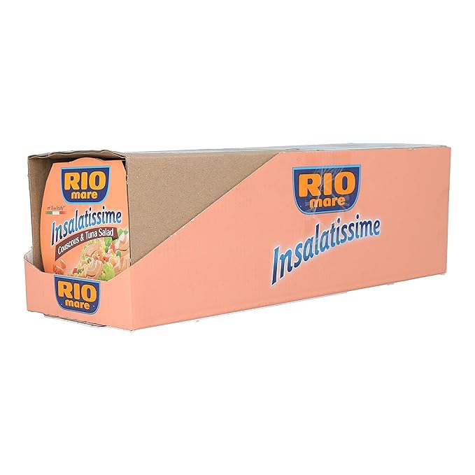 Rio Mare Insalatissima Couscous Tuna Salad Can, 50.4 Ounce, Pack of 9