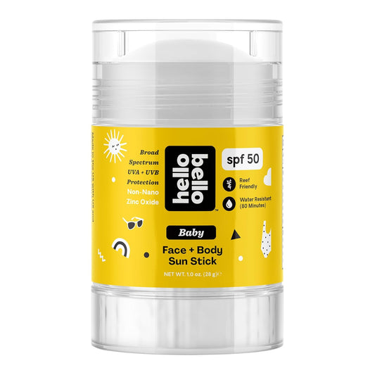Hello Bello SPF 50 Face + Body Sunscreen Stick, 1oz