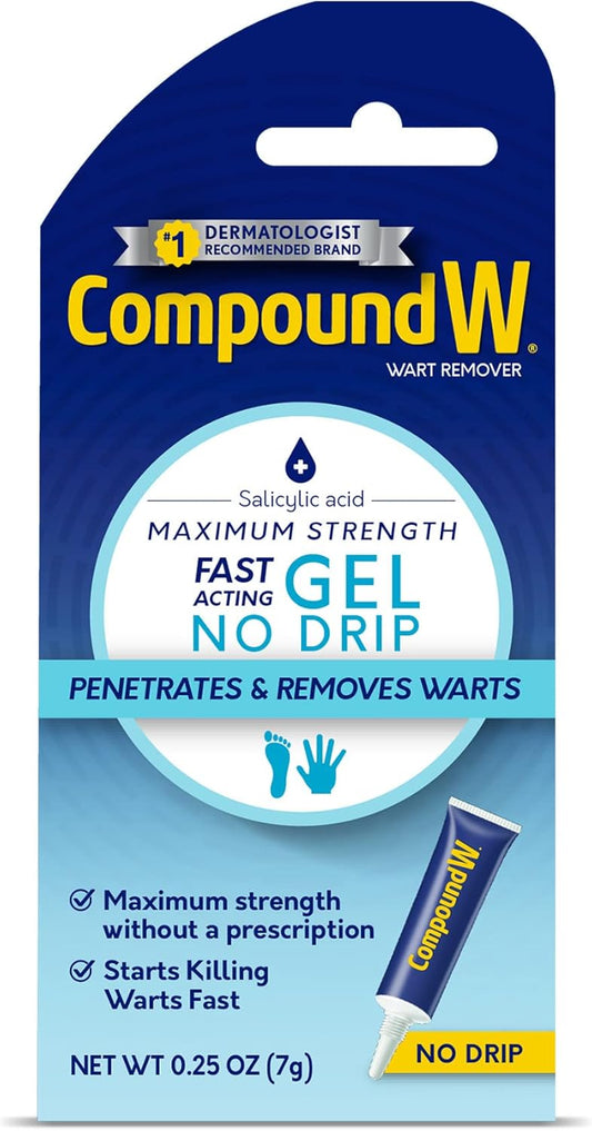 "Compound W Maximum Strength Fast Acting Gel Wart Remover, 0.25 oz 
"
