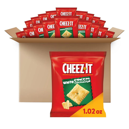 Cheez-It Cheese Crackers, Baked Snack Crackers, Lunch Snacks, Original (40 Packs)