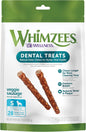WHIMZEES Natural Grain Free Daily Dental Long Lasting Dog Treats, Veggie Sausage, Small, Bag of 28