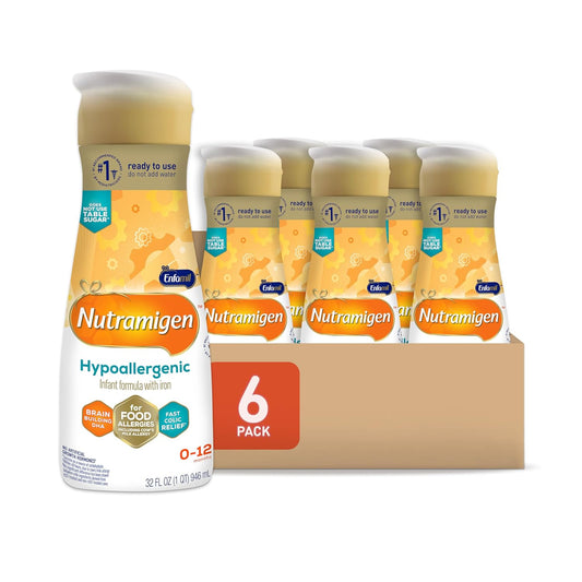 Enfamil Nutramigen Hypoallergenic Baby Formula, Lactose Free, Colic Relief from Cow's Milk Allergy Starts in 24 Hours, Brain Building Omega-3 DHA for...