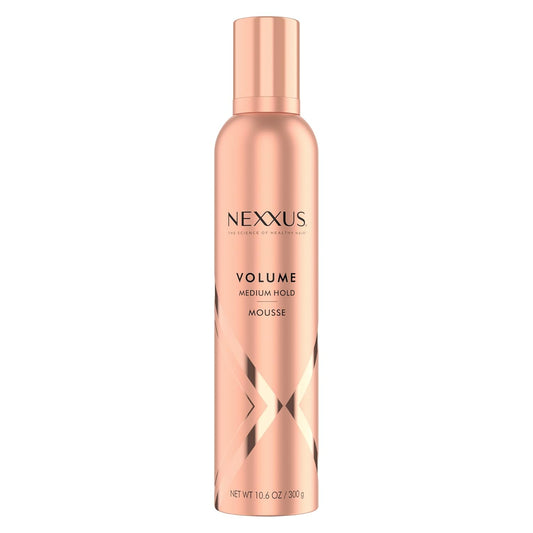 Nexxus Volumizing Foam Hair Mousse, Volume Volumizing Mousse, Hair Styling Mousse, Pink, 10.6 Ounce (Pack of 1)
