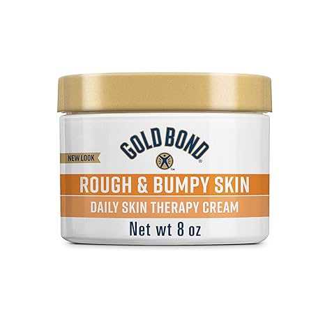 Gold Bond Rough & Bumpy Daily Skin Therapy Cream, 8 oz., With 7 Moisturizers & 3 Vitamins