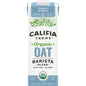 Califia Farms - Organic Oat Barista Blend Oat Milk, 32 oz, Shelf Stable, Dairy Free, Plant Based, Vegan, Non GMO, Organic Milk, Creamer, Milk Frother, Oatmilk
