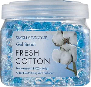 SMELLS BEGONE Odor Eliminator Gel Beads - Air Freshener - Eliminates Odor in Bathrooms, Cars, Boats, RVs & Pet Areas - Made with Essential Oils - Fresh...