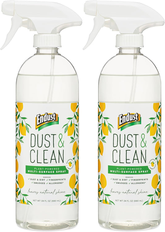 Endust Plant-based Multi-surface Dusting & Cleaning Spray, 24 Fl Oz (Pack of 2)