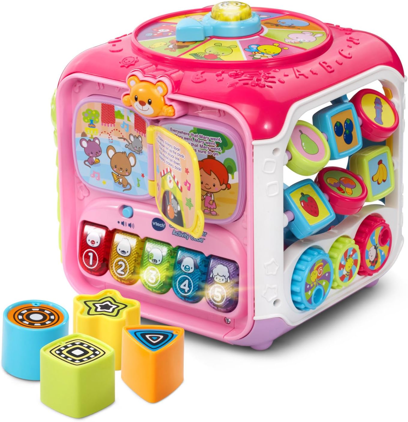 VTech Sort and Discovery Activity Cube (Frustration Free Packaging), Pink