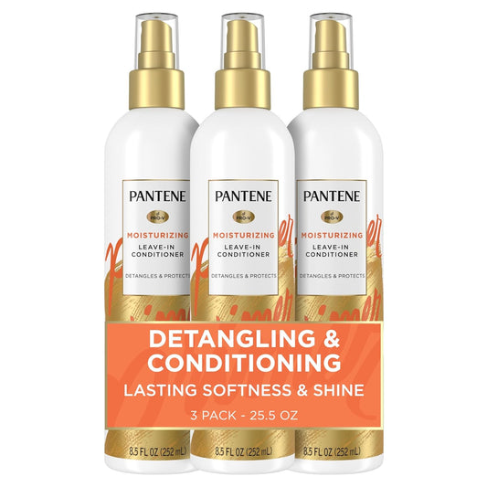 Pantene Conditioning Detangler Spray, Pro-V Repair & Protect, Nutrient Boost for Damaged Hair, Antioxidant Enriched, Leave-In Conditioner, Smooth &...