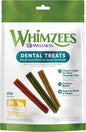 WHIMZEES by Wellness Stix Natural Dental Chews for Dogs, 3X Longer Lasting & Grain-Free, Freshen Breath & Fight Plaque & Tartar, Medium Breed,...