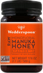 Wedderspoon Raw Premium Manuka Honey, KFactor 16, 17.6 Oz, Unpasteurized, Genuine New Zealand Honey, Traceable from Our Hives to Your Home