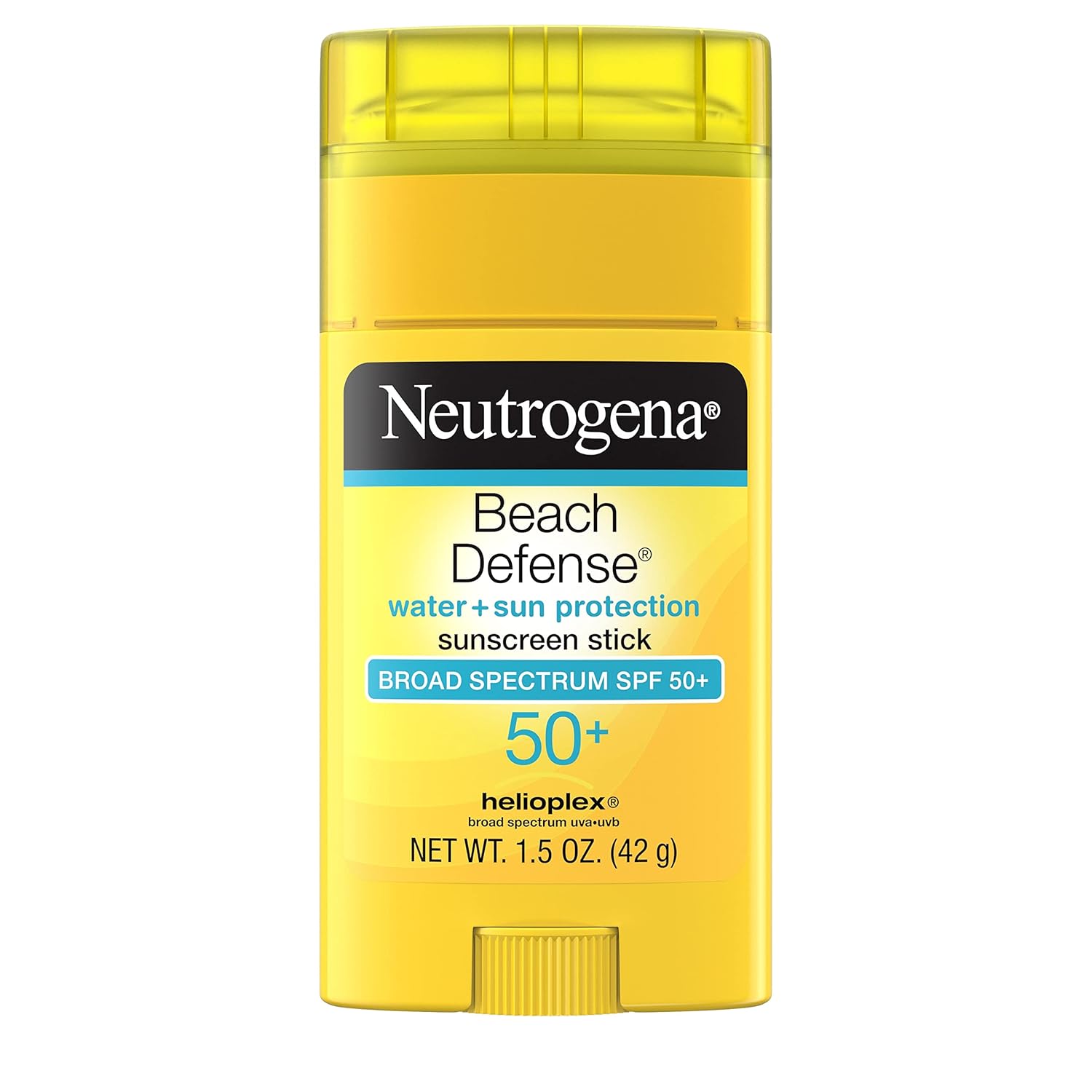 Neutrogena Beach Defense Water-Resistant SPF 50+ Sunscreen Stick, Broad Spectrum UVA/UVB Protection, PABA- & Oxybenzone-Free Face & Body Sunscreen...