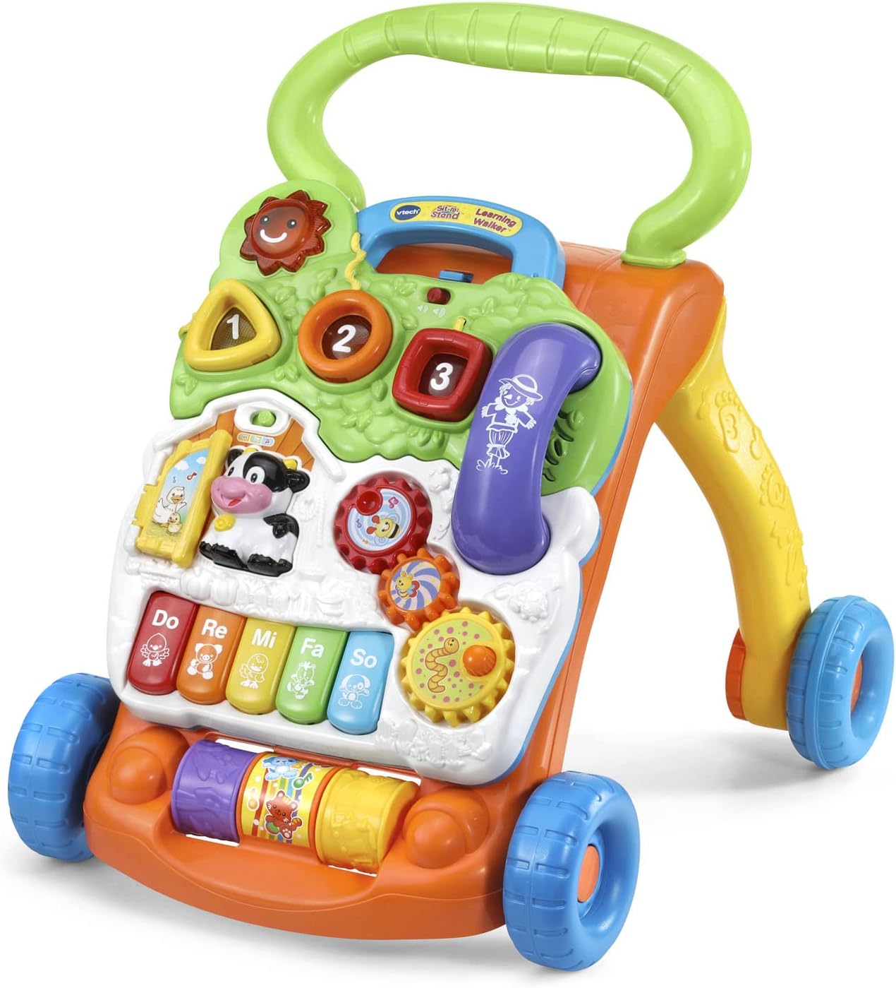 VTech Sit-to-Stand Learning Walker (Frustration Free Packaging) , Orange
