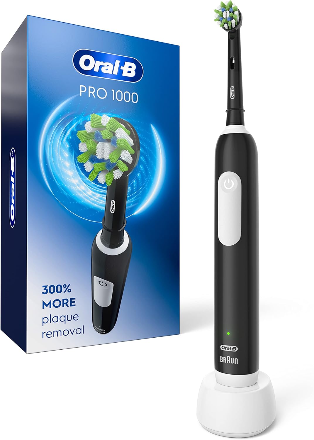 Oral-B Pro 1000 Rechargeable Electric Toothbrush, Black