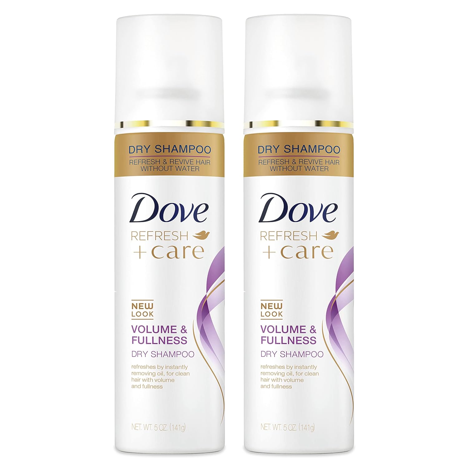 Dove Dry Shampoo Volume & Fullness for Oily Hair for Refreshed Hair 5 oz(Pack of 2)