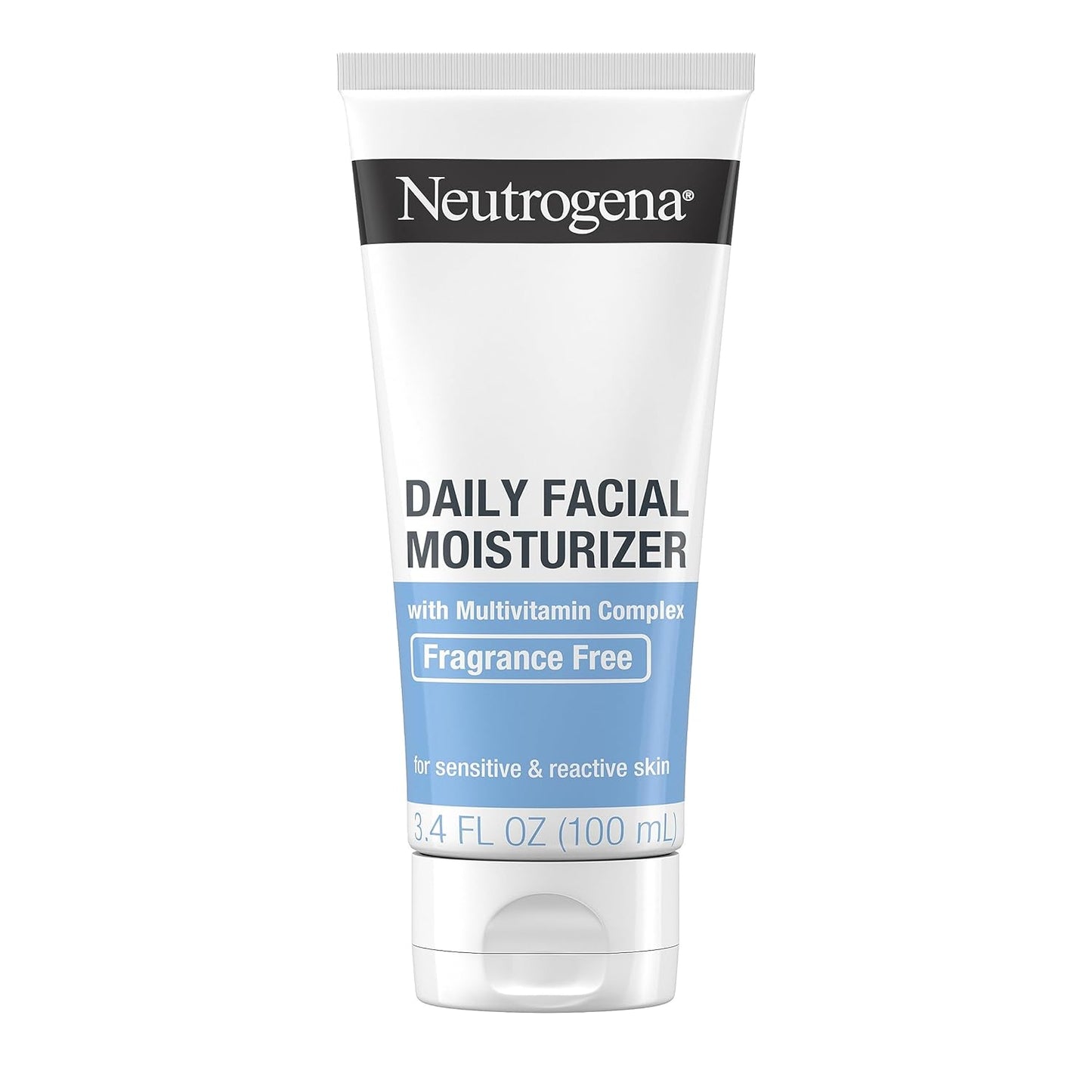 Neutrogena Fragrance Free Daily Facial Moisturizer, Face & Neck Moisturizer for Sensitive Skin with Vitamin B3, Pro-Vitamin B5 & Vitamin E Supports...